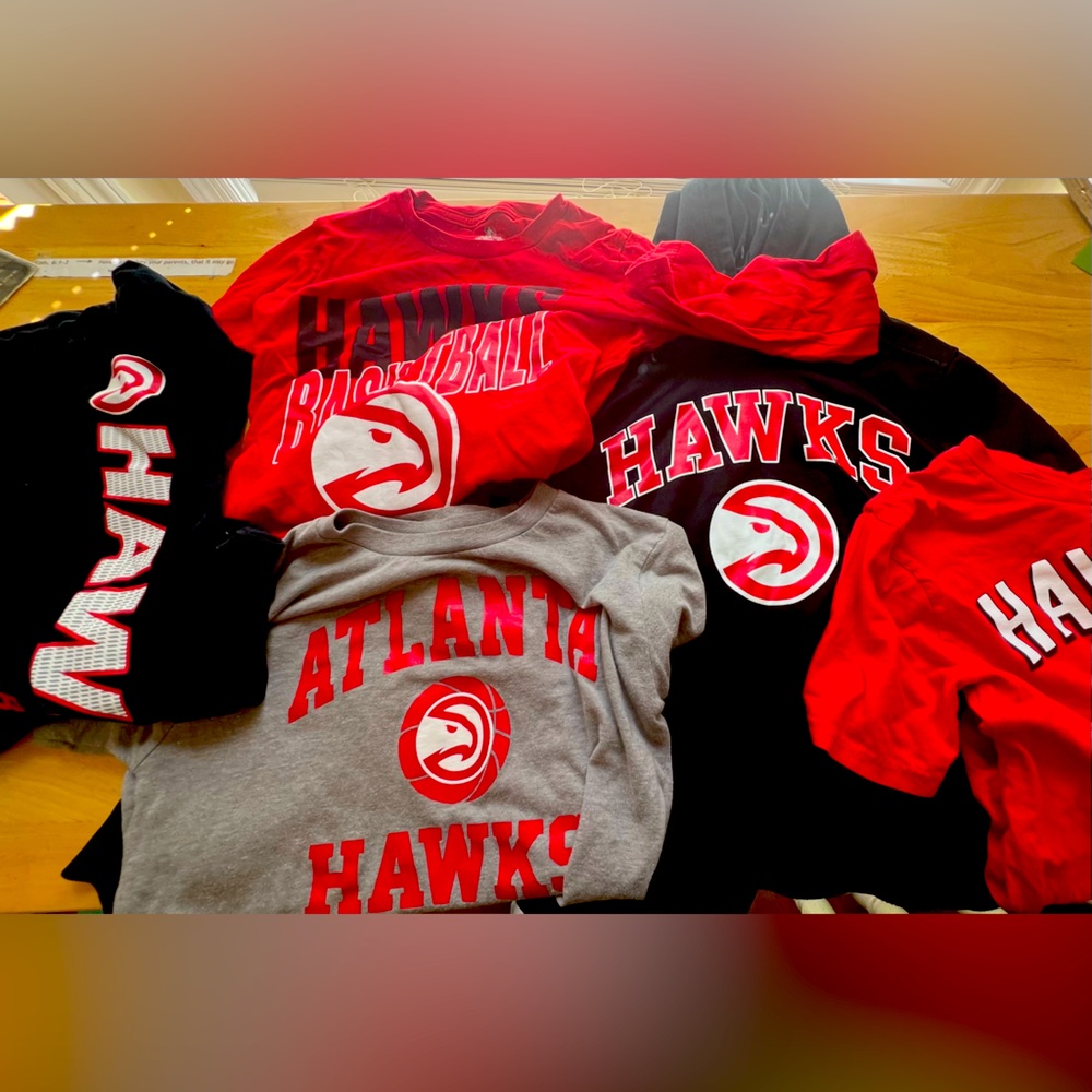 Atlanta Hawks boys sz 10-12 5 piece lot